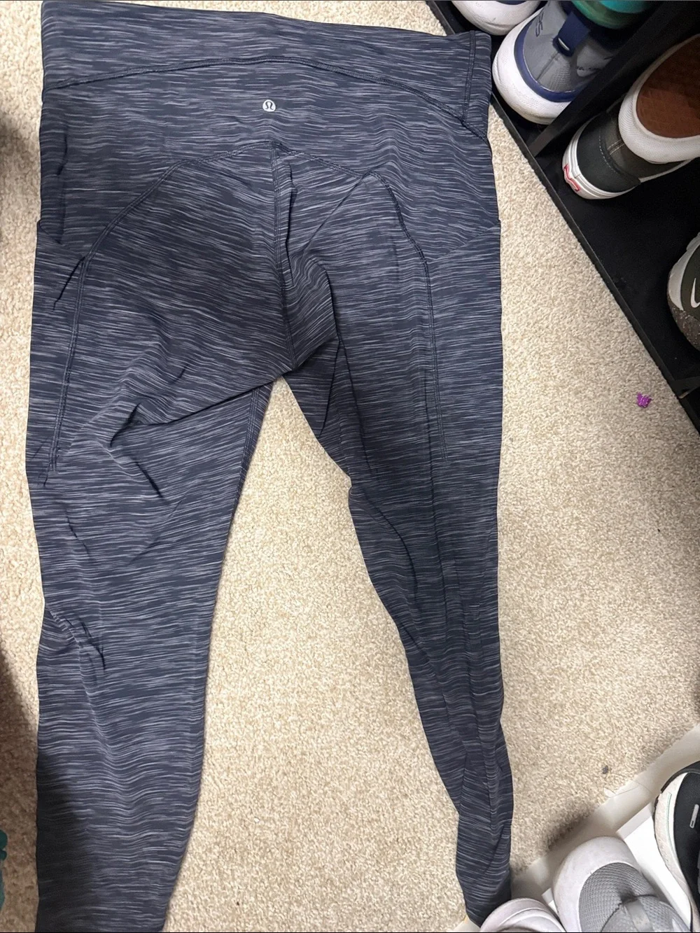 lululemon athletica Charcoal Space-Dye Women's Leggings